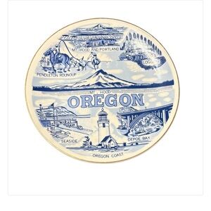 Oregon Souvenir Plate